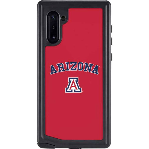 University of Arizona Primary Logo Red Galaxy Note 10 Waterproof Case