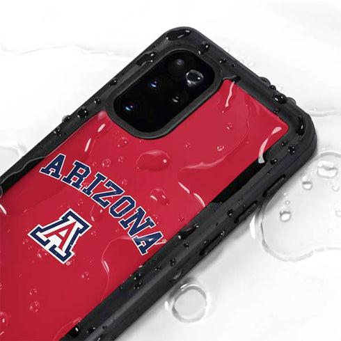 University of Arizona Primary Logo Red Galaxy S20 Plus Waterproof Case