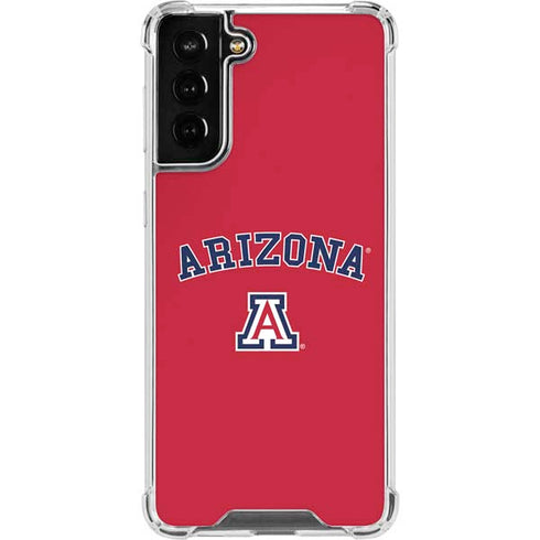 University of Arizona Primary Logo Red Galaxy S21 FE Clear Case