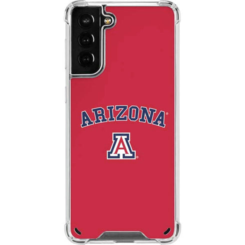 University of Arizona Primary Logo Red Galaxy S21 Plus 5G Clear Case
