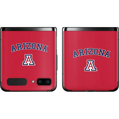 University of Arizona Primary Logo Red Galaxy Z Flip Skin