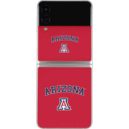 University of Arizona Primary Logo Red Galaxy Z Flip4 5G Skin