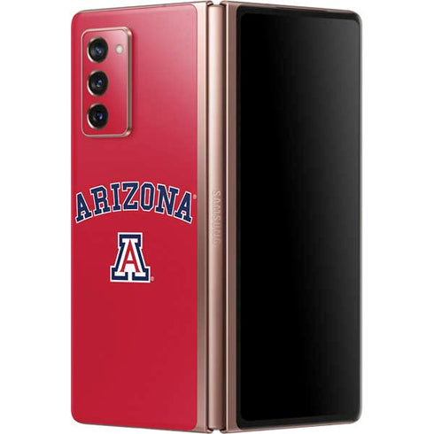 University of Arizona Primary Logo Red Galaxy Z Fold2 5G Skin