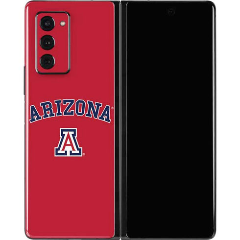 University of Arizona Primary Logo Red Galaxy Z Fold2 5G Skin