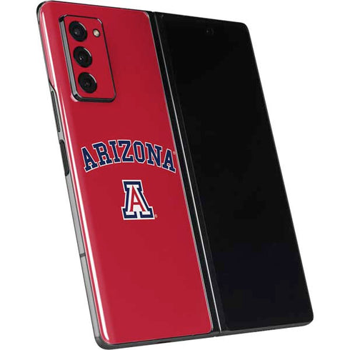University of Arizona Primary Logo Red Galaxy Z Fold2 5G Skin