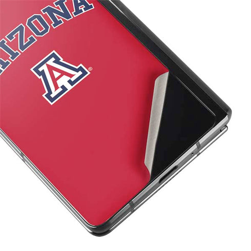 University of Arizona Primary Logo Red Galaxy Z Fold2 5G Skin