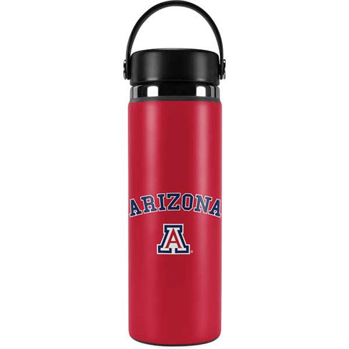 University of Arizona Primary Logo Red Hydro Flask 20oz Wide Mouth Skin
