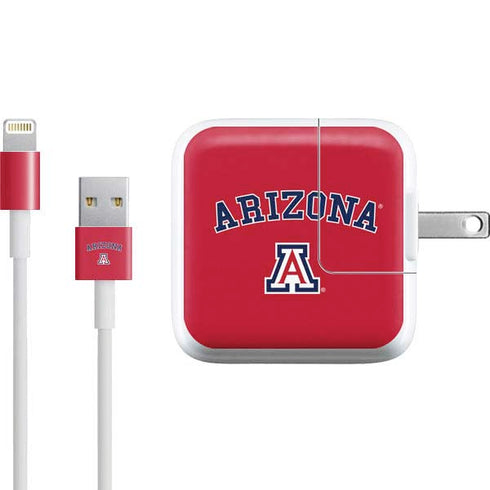 University of Arizona Primary Logo Red iPad Charger (10W USB) Skin