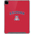 University of Arizona Primary Logo Red iPad Pro 12.9in (2020) Clear Case