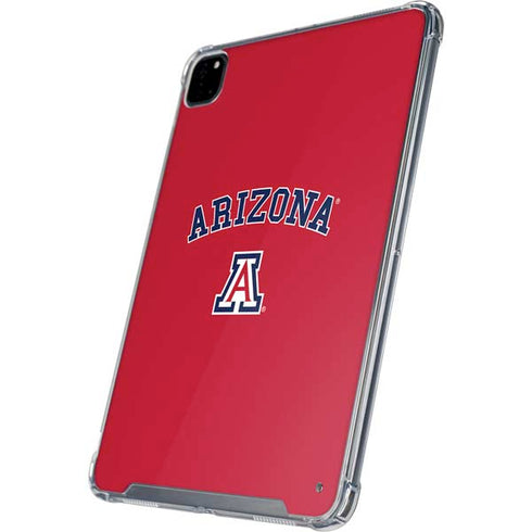 University of Arizona Primary Logo Red iPad Pro 12.9in (2020) Clear Case