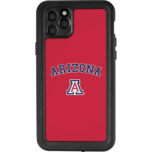 University of Arizona Primary Logo Red iPhone 11 Pro Max Waterproof Case