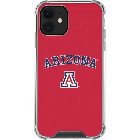University of Arizona Primary Logo Red iPhone 12 Clear Case