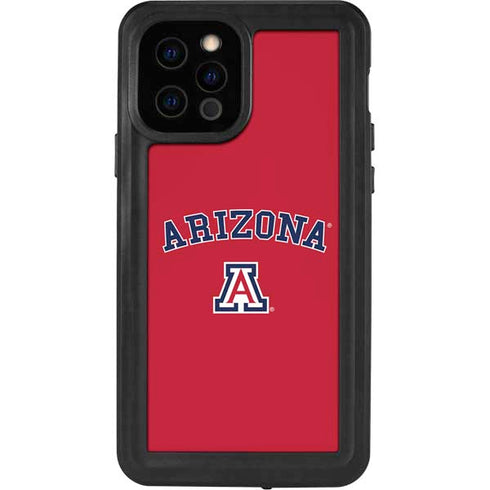 University of Arizona Primary Logo Red iPhone 12 Pro Waterproof Case