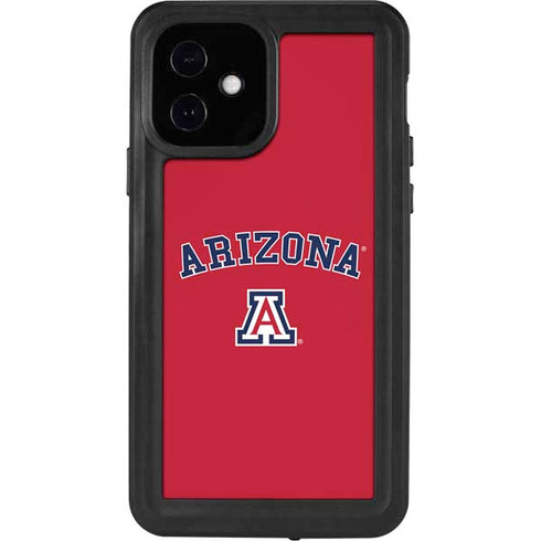 University of Arizona Primary Logo Red iPhone 12 Waterproof Case