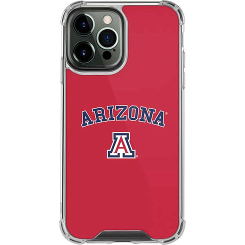 University of Arizona Primary Logo Red iPhone 13 Pro Max Clear Case