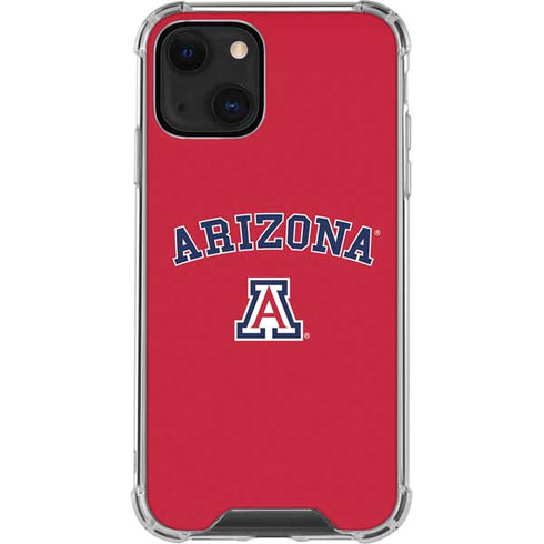 University of Arizona Primary Logo Red iPhone 14 Plus Clear Case