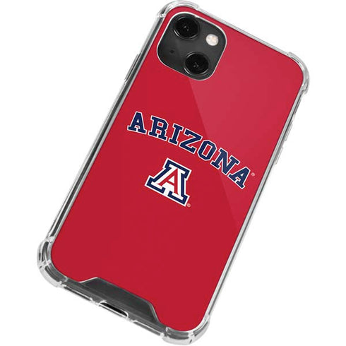 University of Arizona Primary Logo Red iPhone 14 Plus Clear Case