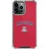 University of Arizona Primary Logo Red iPhone 14 Pro Max Clear Case