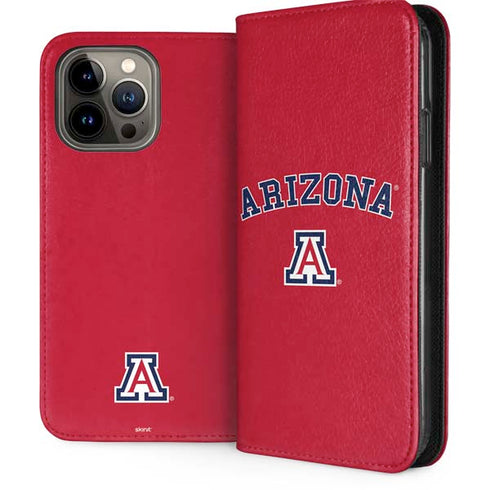 University of Arizona Primary Logo Red iPhone 15 Pro Max Folio Case