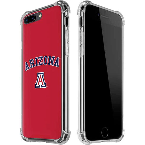 University of Arizona Primary Logo Red iPhone 7/8 Plus Clear Case