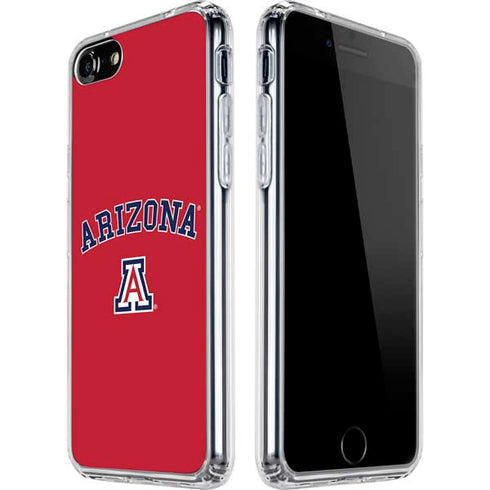 University of Arizona Primary Logo Red iPhone SE (2nd & 3rd Gen) Clear Case