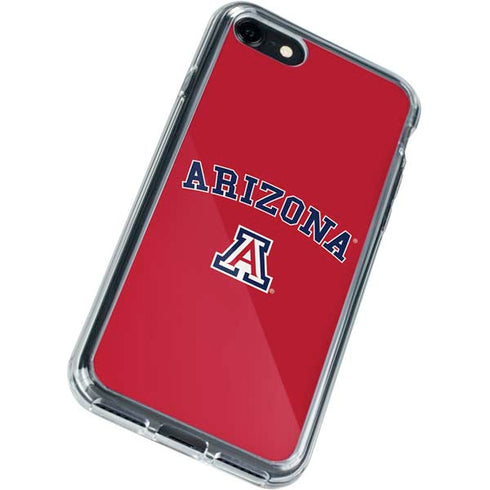 University of Arizona Primary Logo Red iPhone SE (2nd & 3rd Gen) Clear Case