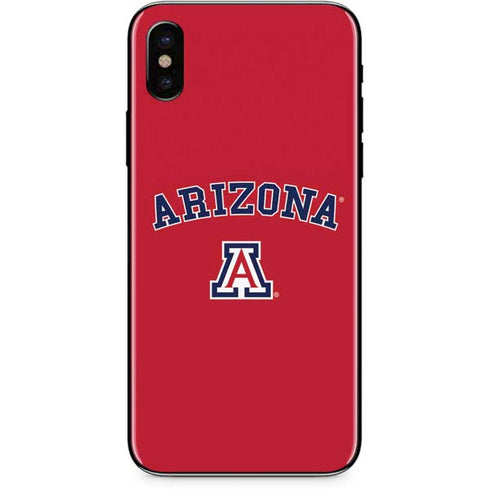 University of Arizona Primary Logo Red iPhone X Skin