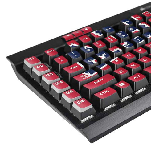 University of Arizona Primary Logo Red K95 RGB PLATINUM Mechanical Gaming Keyboard Skin