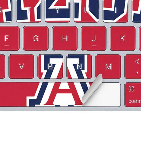 University of Arizona Primary Logo Red Magic Keyboard Skin