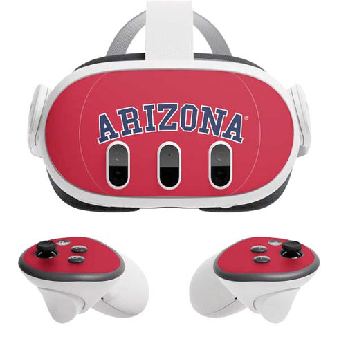 University of Arizona Primary Logo Red Meta Quest 3 Skin