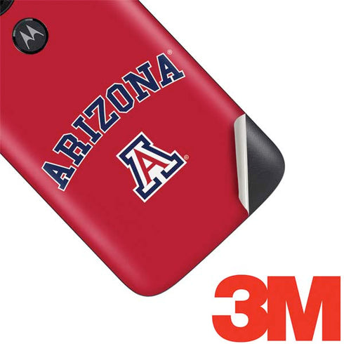 University of Arizona Primary Logo Red Moto E5 Play Skin