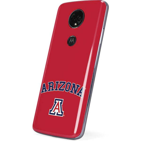 University of Arizona Primary Logo Red Moto E5 Plus Skin
