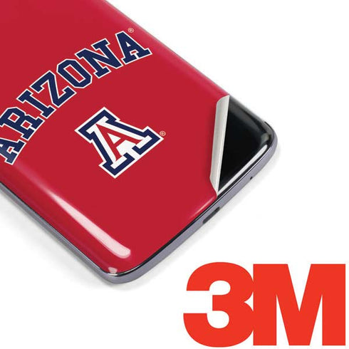 University of Arizona Primary Logo Red Moto E5 Plus Skin
