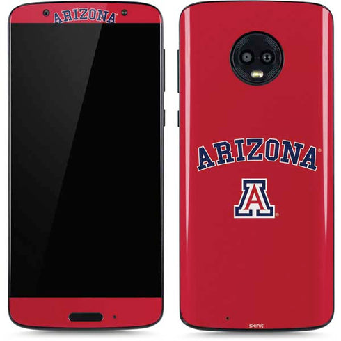 University of Arizona Primary Logo Red Moto G6 Skin