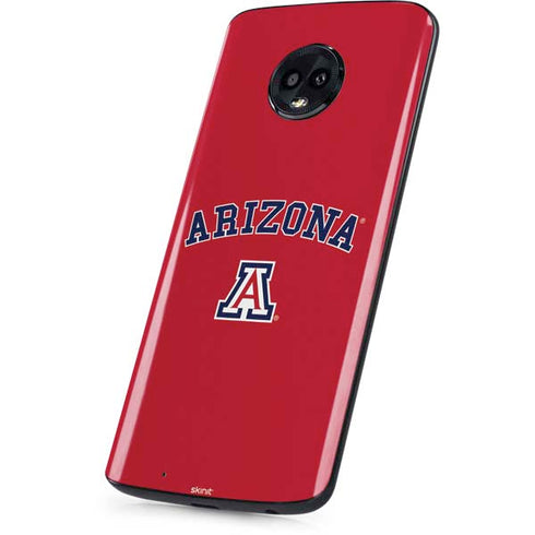 University of Arizona Primary Logo Red Moto G6 Skin