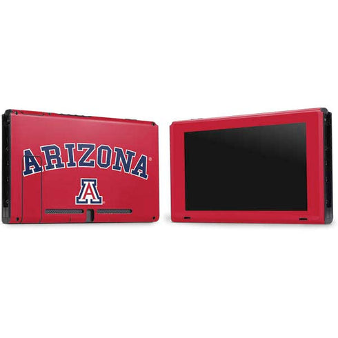 University of Arizona Primary Logo Red Nintendo Switch Bundle Skin