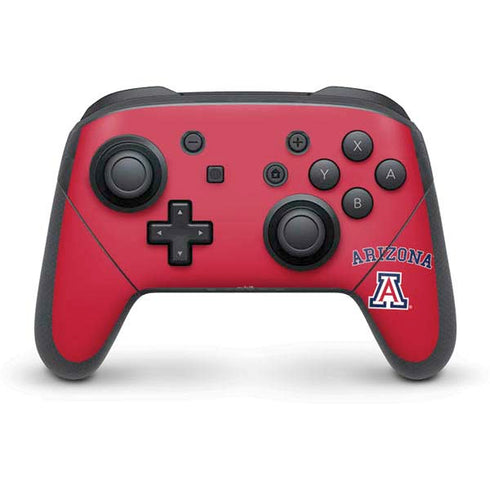 University of Arizona Primary Logo Red Nintendo Switch Pro Controller Skin