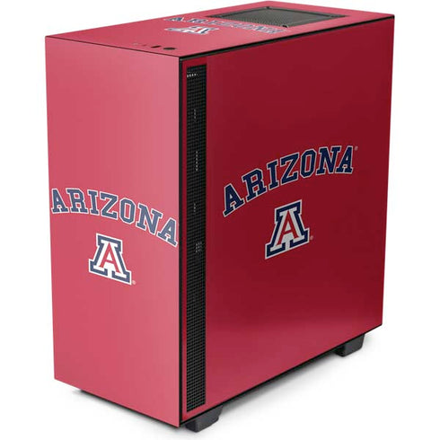 University of Arizona Primary Logo Red NZXT H510 Compact ATX Mid-Tower Case Skin