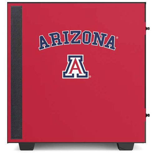 University of Arizona Primary Logo Red NZXT H510 Compact ATX Mid-Tower Case Skin