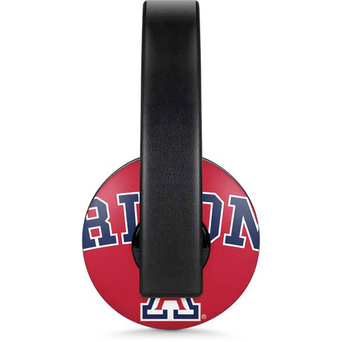 University of Arizona Primary Logo Red PlayStation 4 Gold Wireless Headset Skin