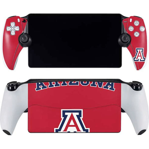 University of Arizona Primary Logo Red PlayStation Portal Remote Player Skin