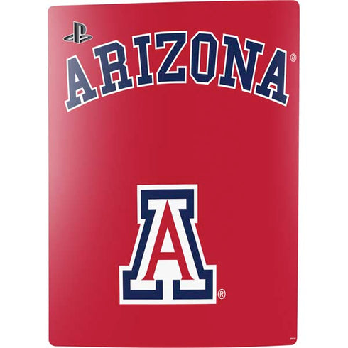 University of Arizona Primary Logo Red PS5 Digital Edition Bundle Skin