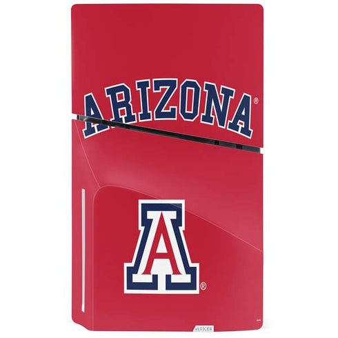 University of Arizona Primary Logo Red PS5 Slim Disk Console Skin