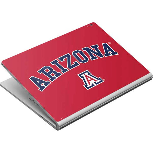 University of Arizona Primary Logo Red Surface Book Skin
