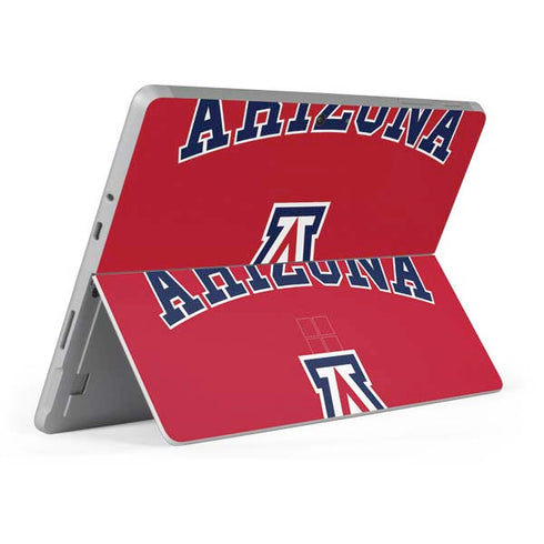 University of Arizona Primary Logo Red Surface Go Skin