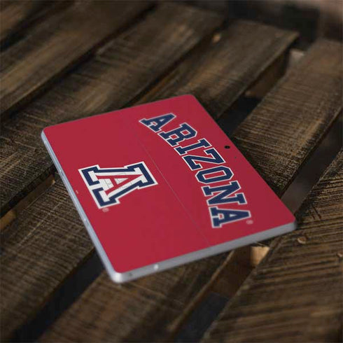 University of Arizona Primary Logo Red Surface Go Skin