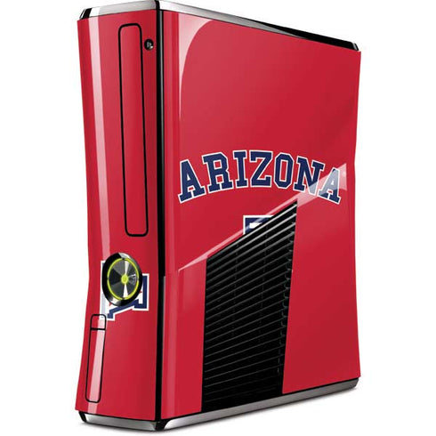 University of Arizona Primary Logo Red Xbox 360 Slim (2010) Skin