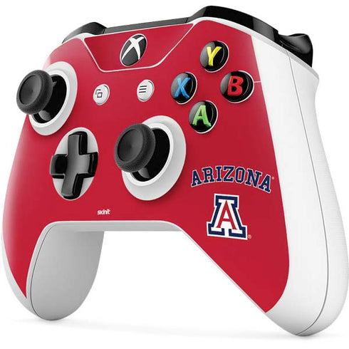 University of Arizona Primary Logo Red Xbox One S Controller Skin