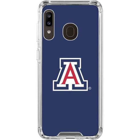 University of Arizona Primary Mark Galaxy A30 Clear Case