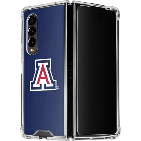University of Arizona Primary Mark Galaxy Z Fold4 5G Clear Case